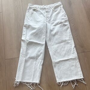Madewell low slung baggy crop jeans